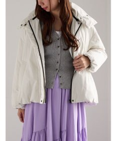 Te chichi スタンドカラーショートダウンジャケット