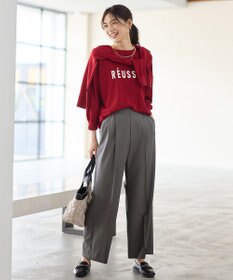 ANY インターシャロゴニットプルオーバー