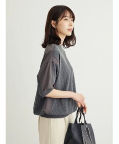 Green Parks ワッフル布帛ドッキングプルオーバー２