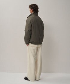 ATON MAT AIRY NYLON | ウールパテッドスタンドジャケット - UNISEX