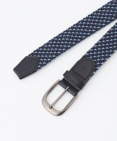 JOSEPH ABBOUD 【イタリア素材・ストレッチ・日本製】ミックスコードメッシュ ベルト