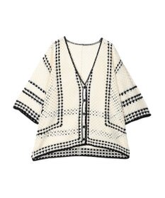 AMERICAN HOLIC クロシェ半袖カーディガン