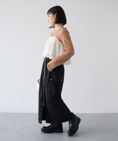 Green Parks ・ＥＬＥＮＣＡＲＥ　ＤＵＥフリンジジャカードビスチェ