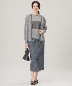 自由区 【カタログ掲載・アンサンブル対応・洗える】ラメシアープルオーバー ニット