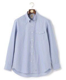 J.PRESS MEN ポプリンストライプシャツ/B.D
