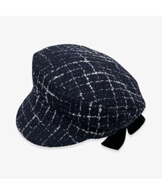 林八百吉商店 un chapeau ツイードマリンリボンキャス