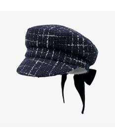 林八百吉商店 un chapeau ツイードマリンリボンキャス