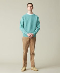 J.PRESS MEN 【KING SIZE】ドライコットン シャドーボーダーニット