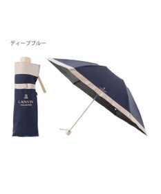 MOONBAT 【晴雨兼用日傘】ランバン コレクション（LANVIN COLLECTION） 折りたたみ日傘 グログランリボン