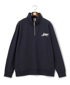 J.PRESS MEN インレージャージー ロゴハーフジップスウェット