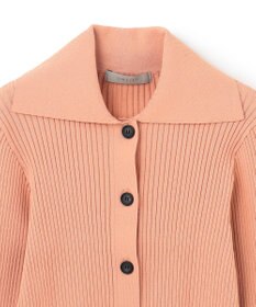 UNFILO 襟付きクロップドカーディガン