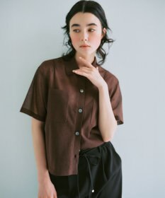 23区 【見上愛さん着用/WEB&一部店舗限定カラーあり】シアー ポロニット