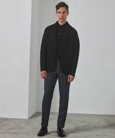 GOTAIRIKU テーラード設計【洗える】ニット カーディガンジャケット