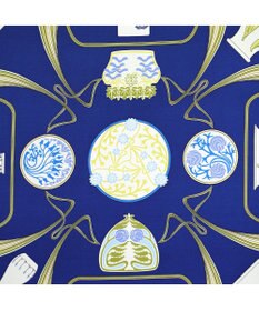 Marca ＜春の新色！＞【伝統横濱スカーフ】フラワーベースヌーヴォー  小判 シルクツイルスカーフ