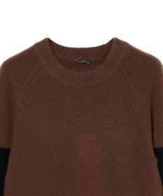 JOSEPH 【洗える】ブラッシュドカシミヤ　ラウンドネックニット