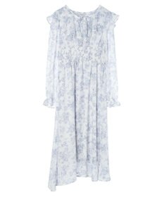 earth music&ecology 隠れバンビ花柄ワンピース