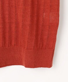 JOSEPH ABBOUD 【清涼感/洗えるリネン】フランドルリネン ニットポロ