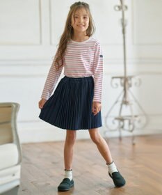 組曲 KIDS 【110-140㎝】長袖ボーダー Tシャツ