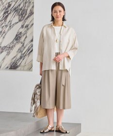 自由区 シルクコットンプリント スカーフ