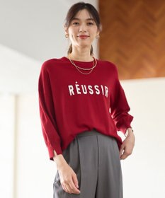 ANY インターシャロゴニットプルオーバー