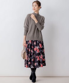 組曲 【8色展開・WEB限定】ウールカシミヤミックス ハイネック ニット