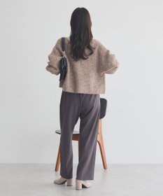 earth music&ecology ラメテレコハイネックプルオーバー