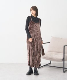 earth music&ecology ラメテレコハイネックプルオーバー