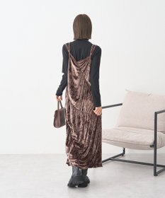 earth music&ecology ラメテレコハイネックプルオーバー