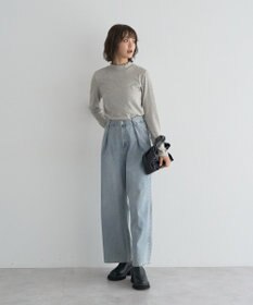 earth music&ecology ラメテレコハイネックプルオーバー