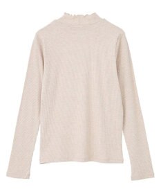 earth music&ecology ラメテレコハイネックプルオーバー