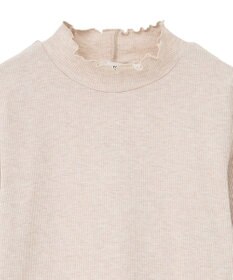 earth music&ecology ラメテレコハイネックプルオーバー