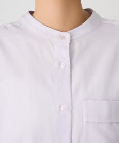 CRAFT STANDARD BOUTIQUE バンドカラーサイドドロストシャツ