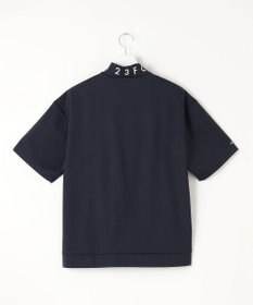 23区GOLF 【23Fondation/MEN】【UVケア】衿ロゴ モックネックシャツ