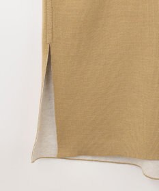 自由区 【洗える】リバーシブルニットジレ