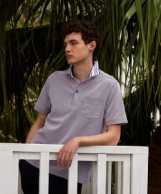 JOSEPH ABBOUD 【カラー豊富】人気！オーガニックコットン使用 ダディポロシャツ