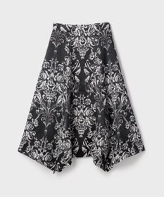 GRACE CONTINENTAL オーナメントジャガードハンカチヘムスカート