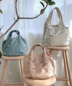 ROOTOTE 1191【ネコ:サブバッグ】NA.ルーショッパーミニ.マルシェ-C