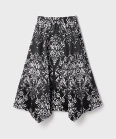 GRACE CONTINENTAL オーナメントジャガードハンカチヘムスカート