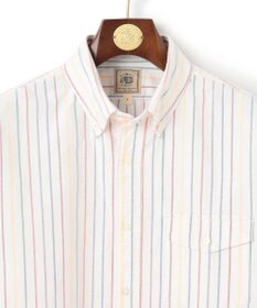 J.PRESS MEN コットンオックス マルチストライプ シャツ / ボタンダウン