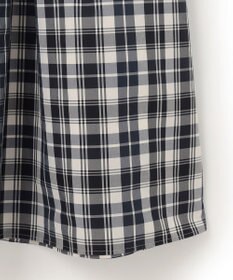 23区 【洗える】ナイロンチェックタフタ タックスカート