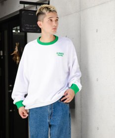 WEGO ヘビーウエイトファンシーロゴプルオーバー