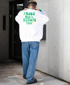 WEGO ヘビーウエイトファンシーロゴプルオーバー