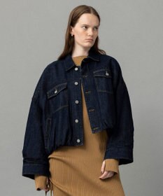 NAVE 【ReNAVE・洗える/中綿】ライトデニム ブルゾン