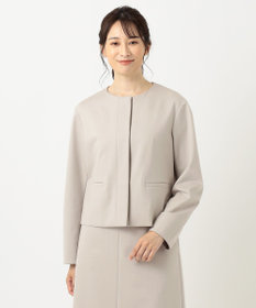 自由区 L 360°FREEウォッシャブノーカラージャケット