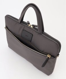 J.PRESS LADIES 【WEB限定・PC収納可・2way】ナイロン ショルダー付き PCケース
