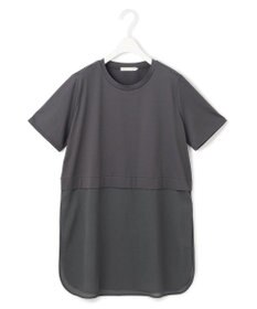 ICB L 【人気のため新色追加・UVケア・洗える】シアージャージーコンビ カットソー