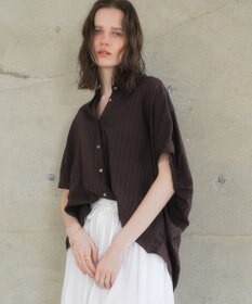 YECCA VECCA ストライプ柄シャツ
