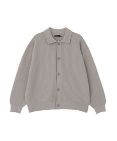 CRAFT STANDARD BOUTIQUE 柄編みニットシャツカーディガン