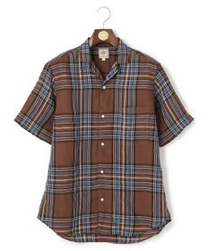 J.PRESS MEN フレンチリネンビッグチェックシャツ