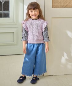 ANY KIDS デニム ガウチョ